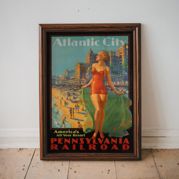 Atlantic City Travel Poster