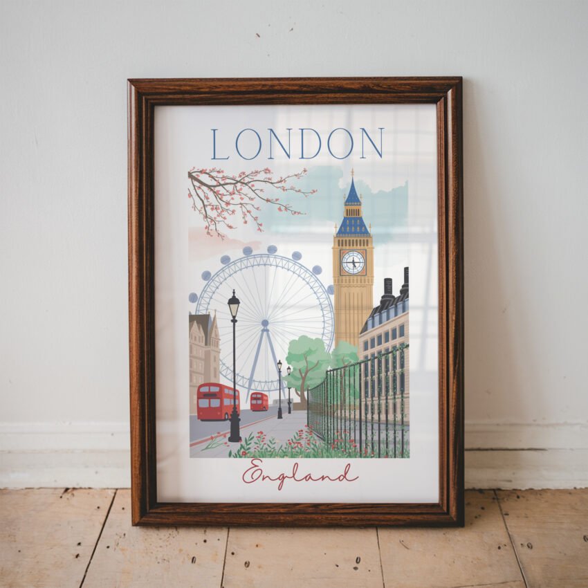 London Travel Poster - Image 2