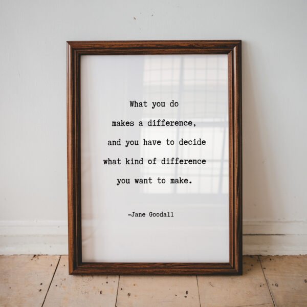 Jane Goodall Quote