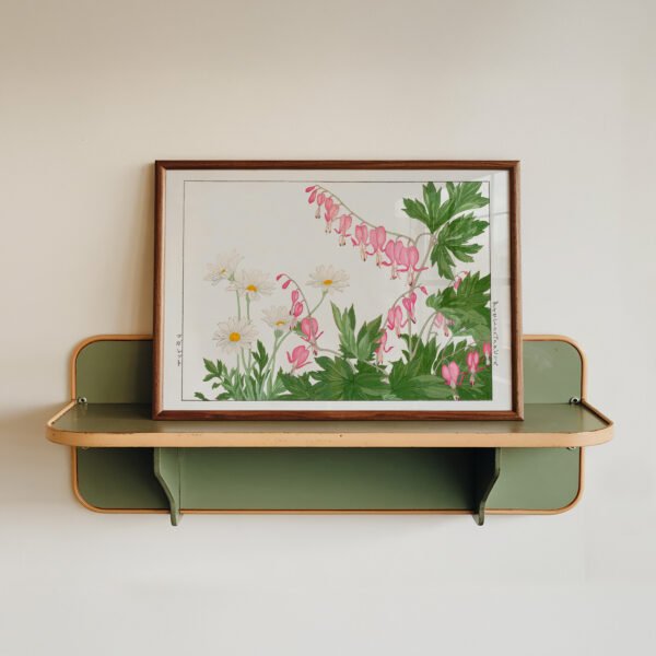 Daisies and Bleeding Heart Flowers by Tanigami Kônan