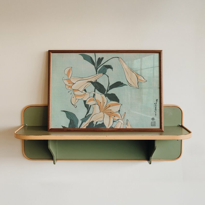 Lilies by Katsushika Hokusai - Image 2