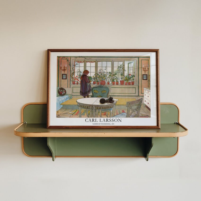Flowers on the Windowsill by Carl Larsson - Image 2