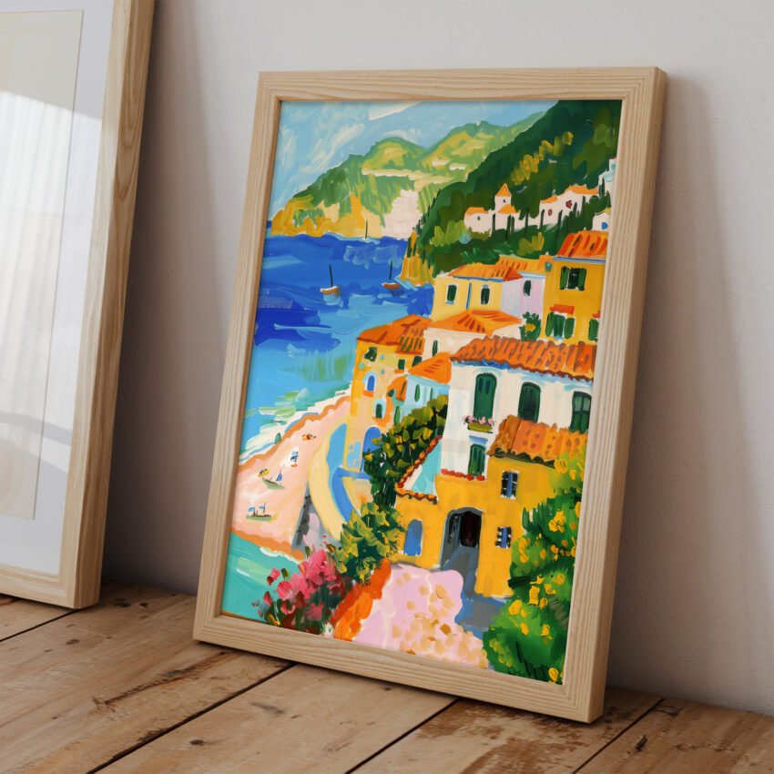 Amalfi Coast Painting - Image 2