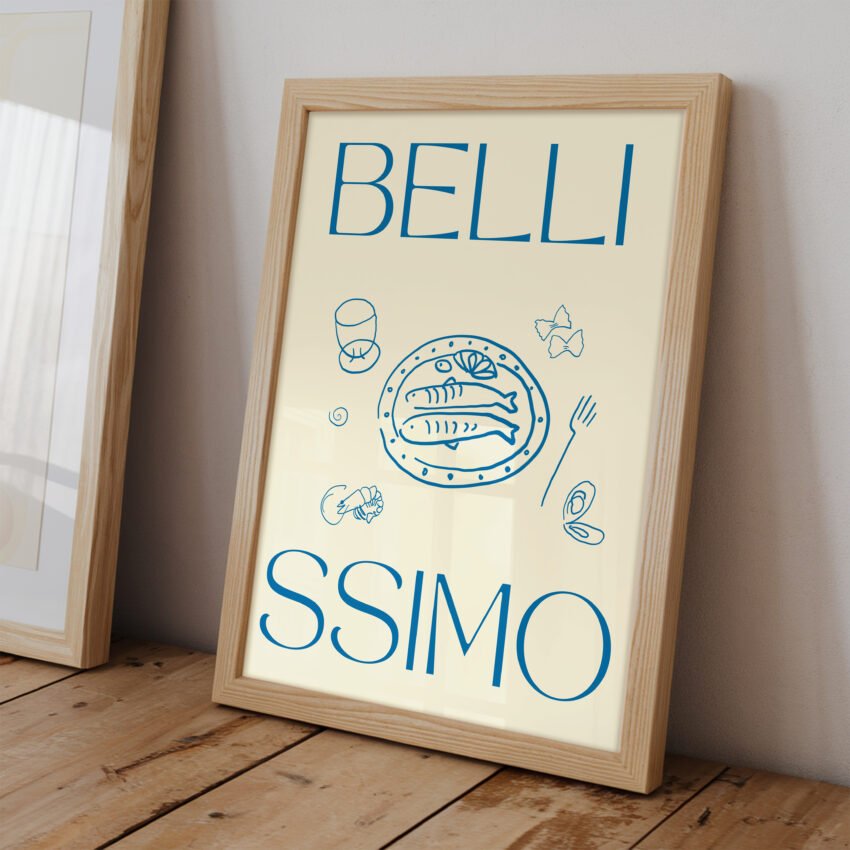 Bellissimo Italian Food Print - Image 2