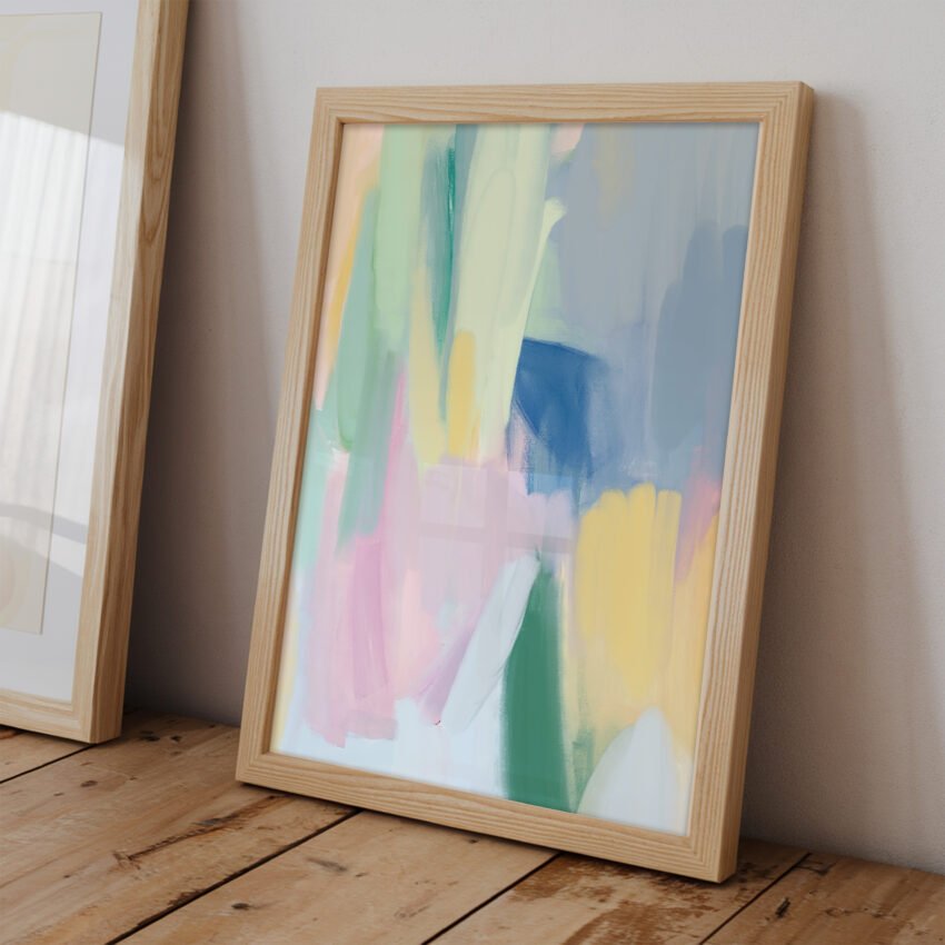 Pastel Dream Abstract Print - Image 2