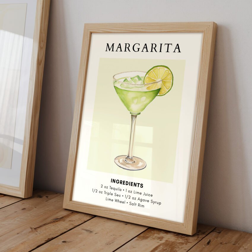 Margarita Cocktail Recipe Print - Image 3