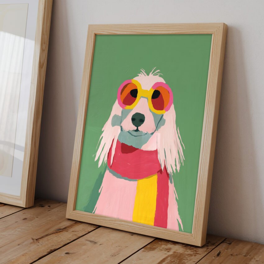 The Groovy Pup Art Print - Image 2