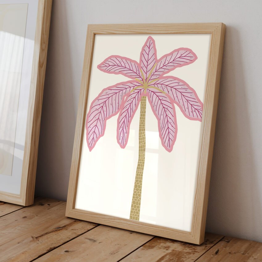 Pink Palm Tree - Image 2