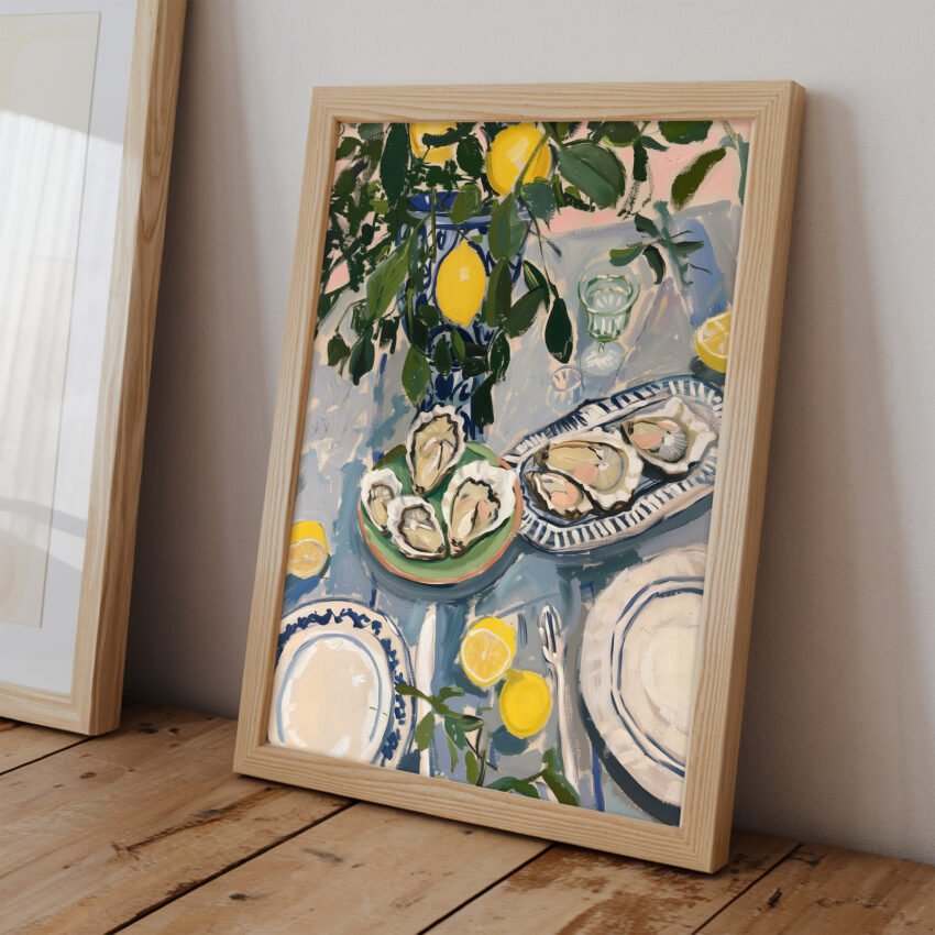 Oysters & Lemons Still Life - Image 2