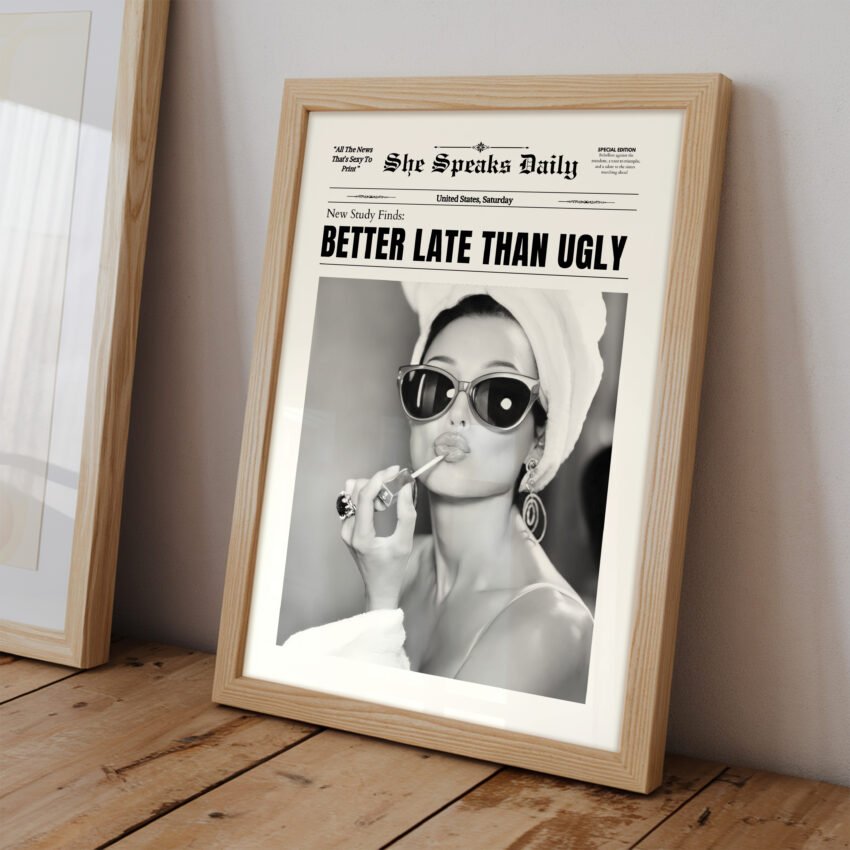 Better Late Than Ugly Audrey Hepburn - Image 2