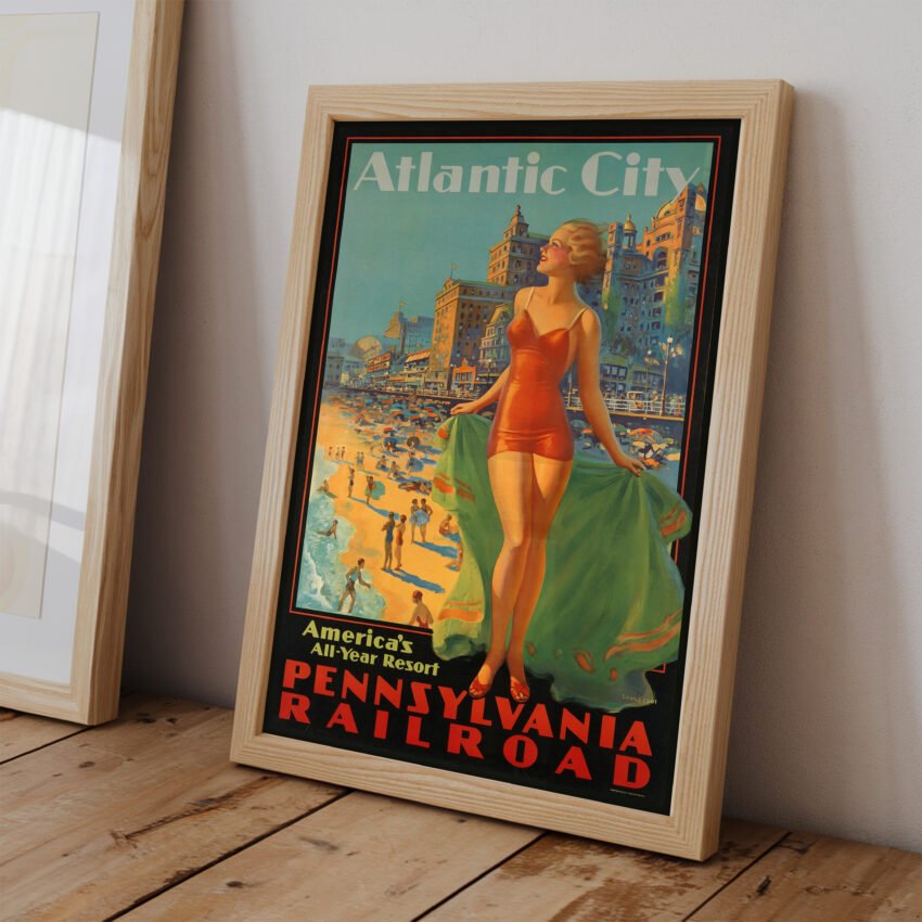 Atlantic City Travel Poster - Image 2