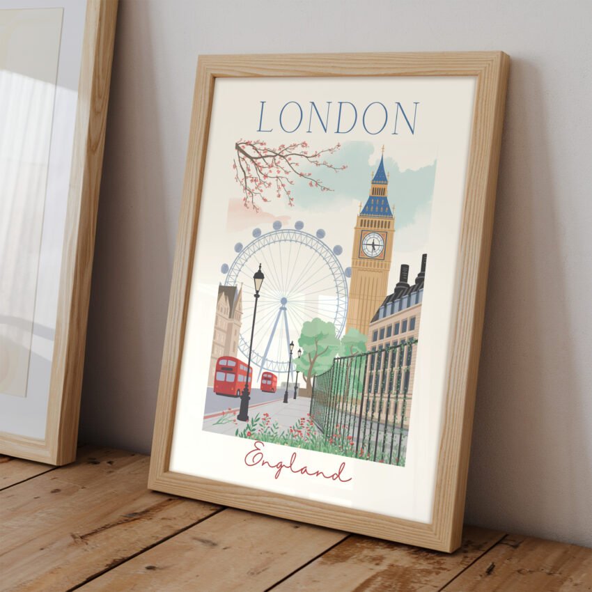 London Travel Poster - Image 3