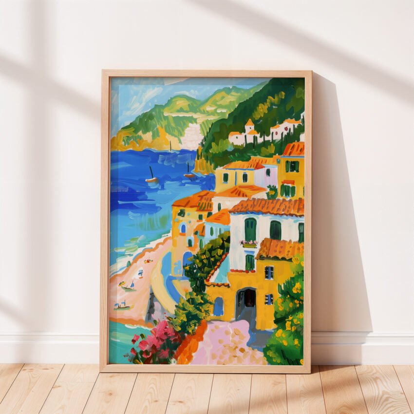 Amalfi Coast Painting - Image 3