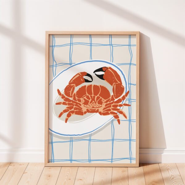Crab On A Plate