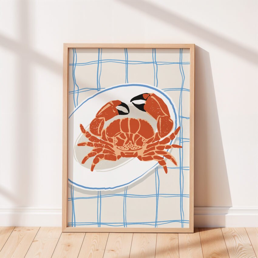 Crab On A Plate