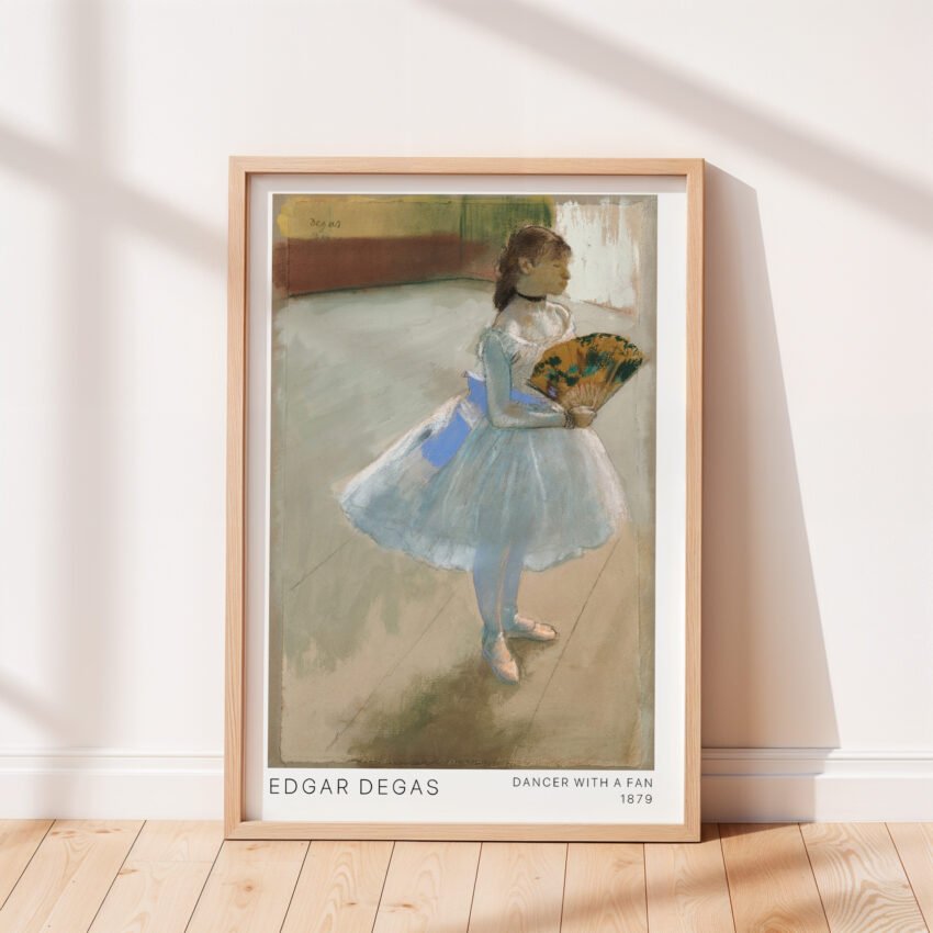 Dancer with a Fan by Edgar Degas - Image 4