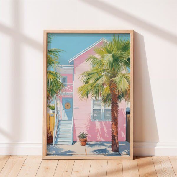 Pink House By The Beach