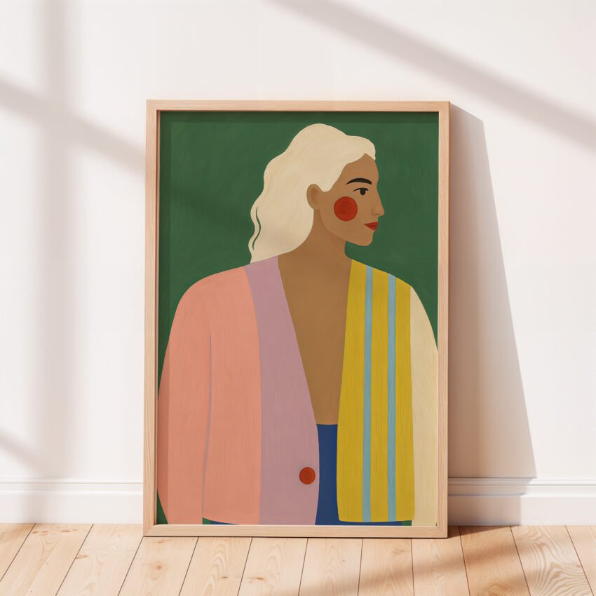 Bold Elegance Portrait Print - Image 4