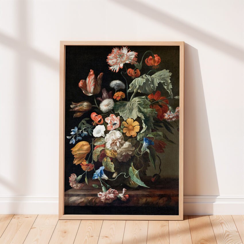 Still Life Flowers by Rachel Ruysch - Image 6
