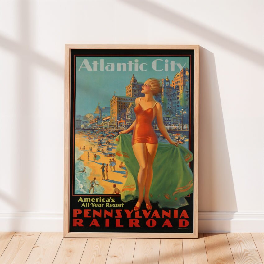 Atlantic City Travel Poster - Image 6