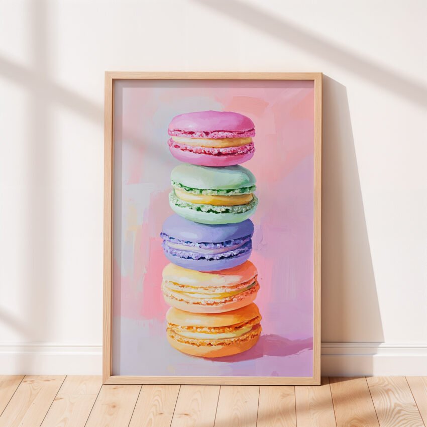 Rainbow Macarons