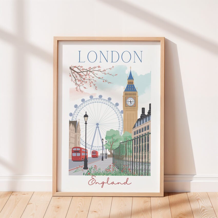 London Travel Poster - Image 4