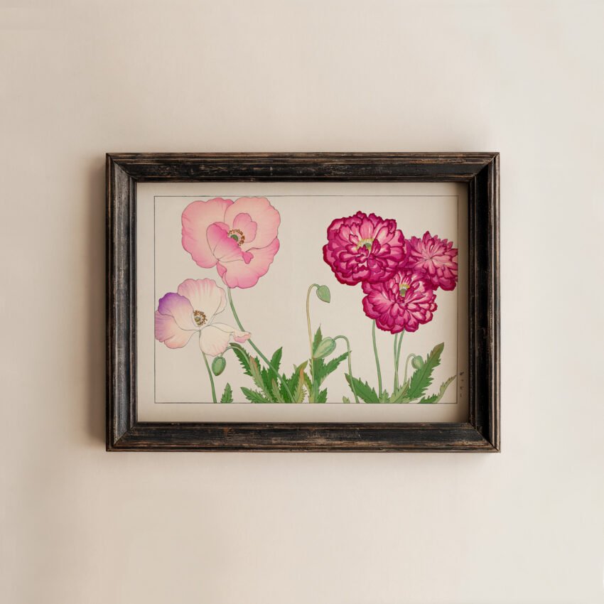 Poppy Flowers by Tanigami Kônan - Image 2