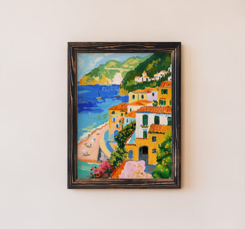 Amalfi Coast Painting - Image 6
