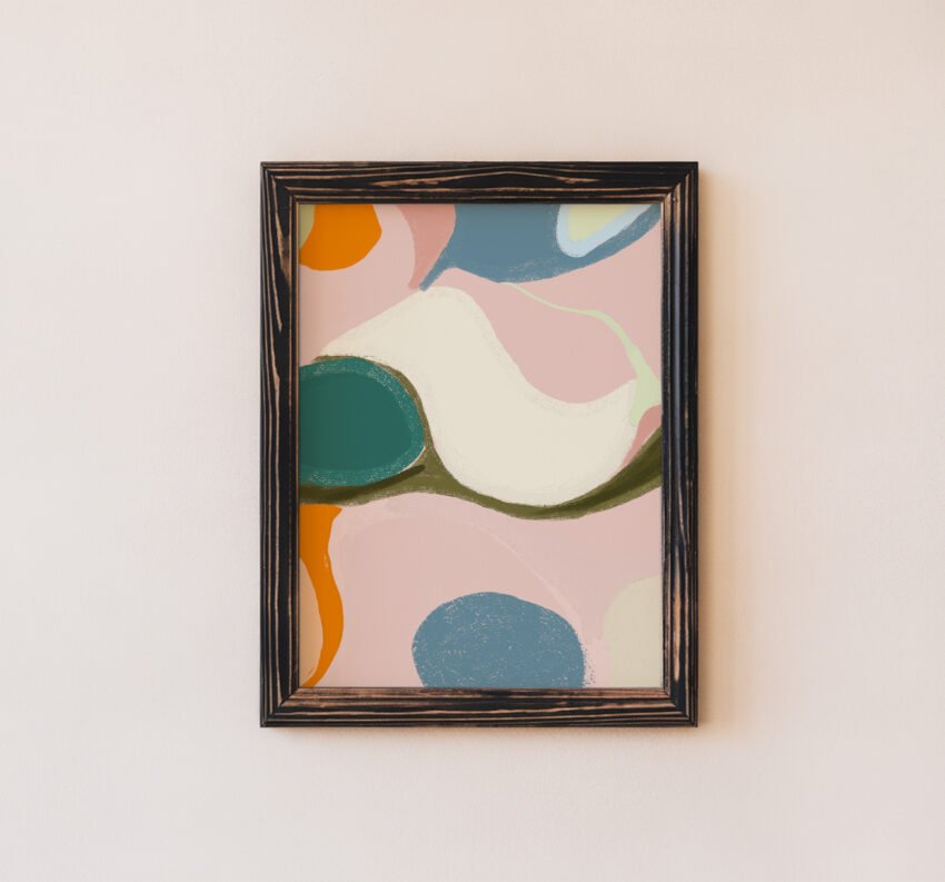Harmony in Color Abstract Print - Image 5
