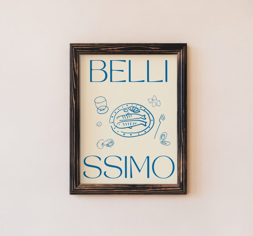 Bellissimo Italian Food Print - Image 4