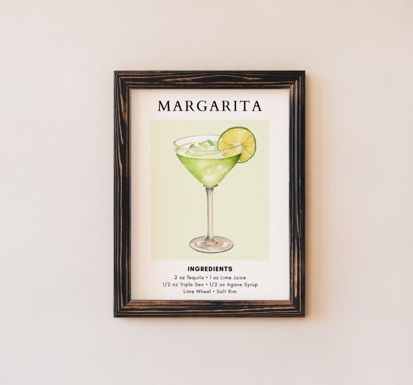 Margarita Cocktail Recipe Print - Image 5