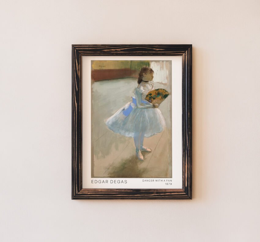 Dancer with a Fan by Edgar Degas - Image 7