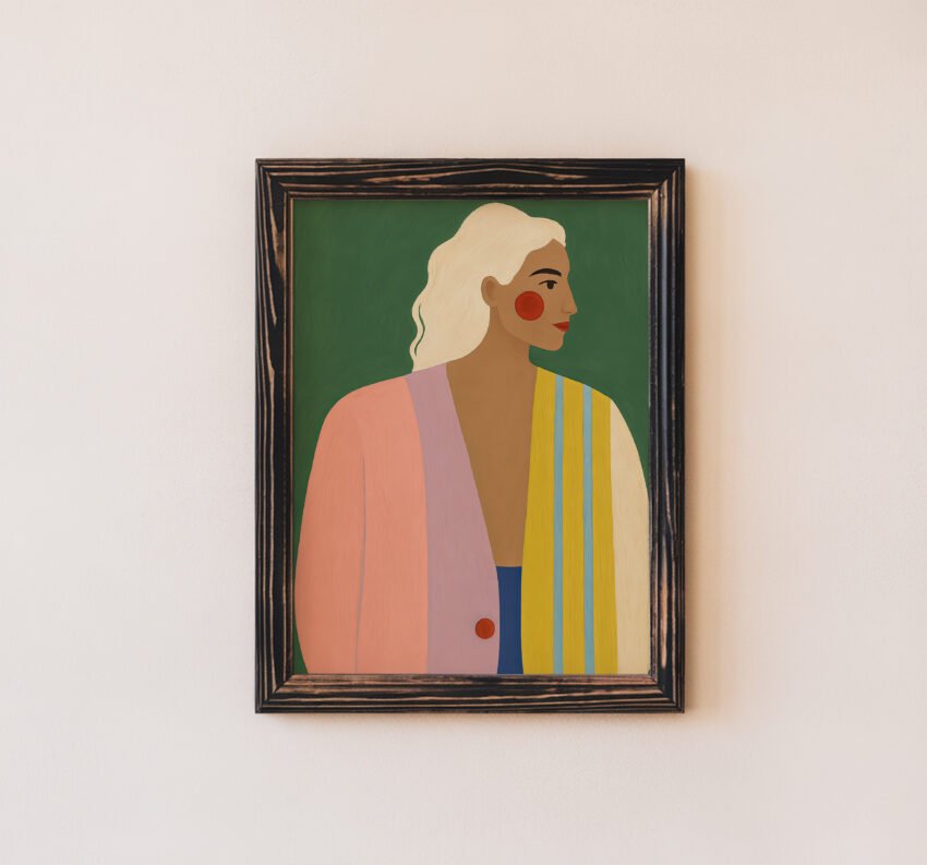 Bold Elegance Portrait Print - Image 5