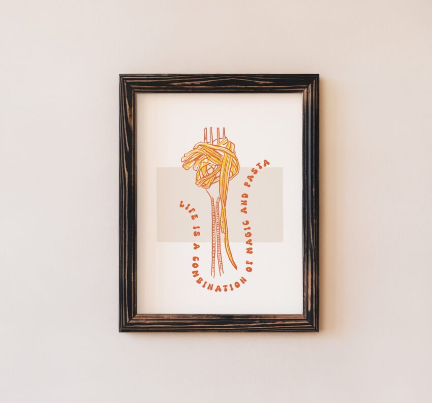 Magic and Pasta Kitchen Print - Image 5