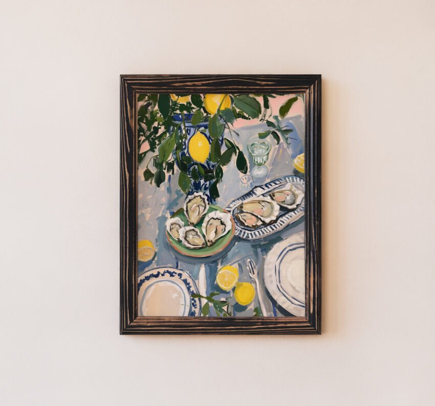 Oysters & Lemons Still Life - Image 4