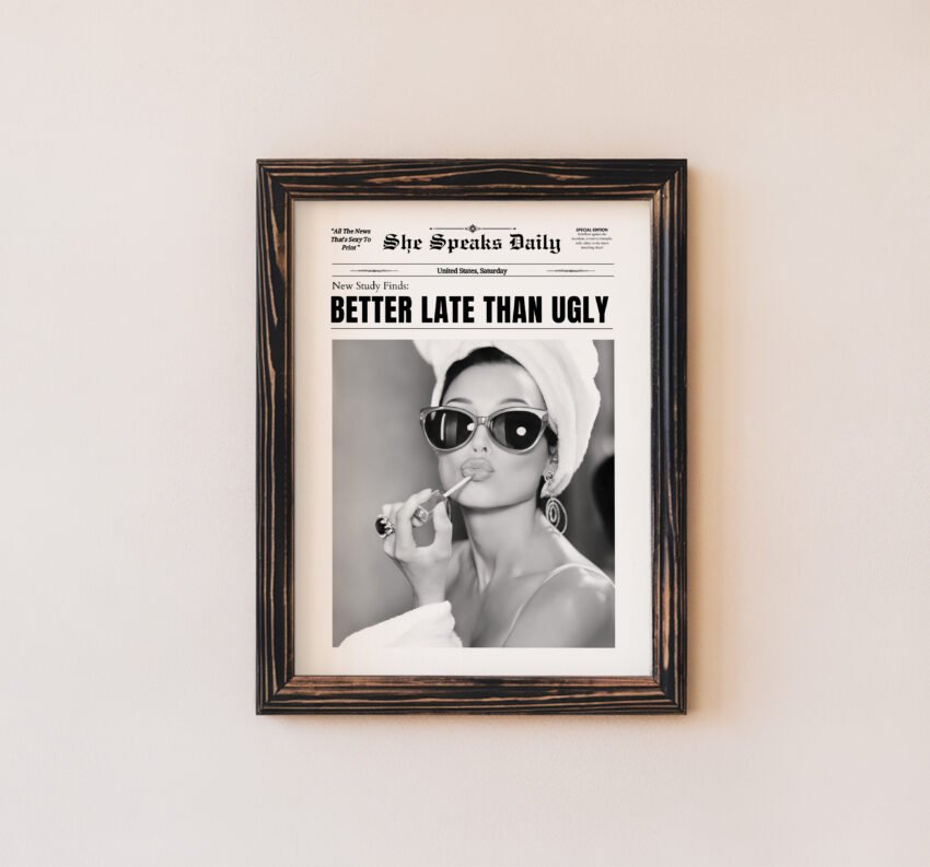 Better Late Than Ugly Audrey Hepburn - Image 6
