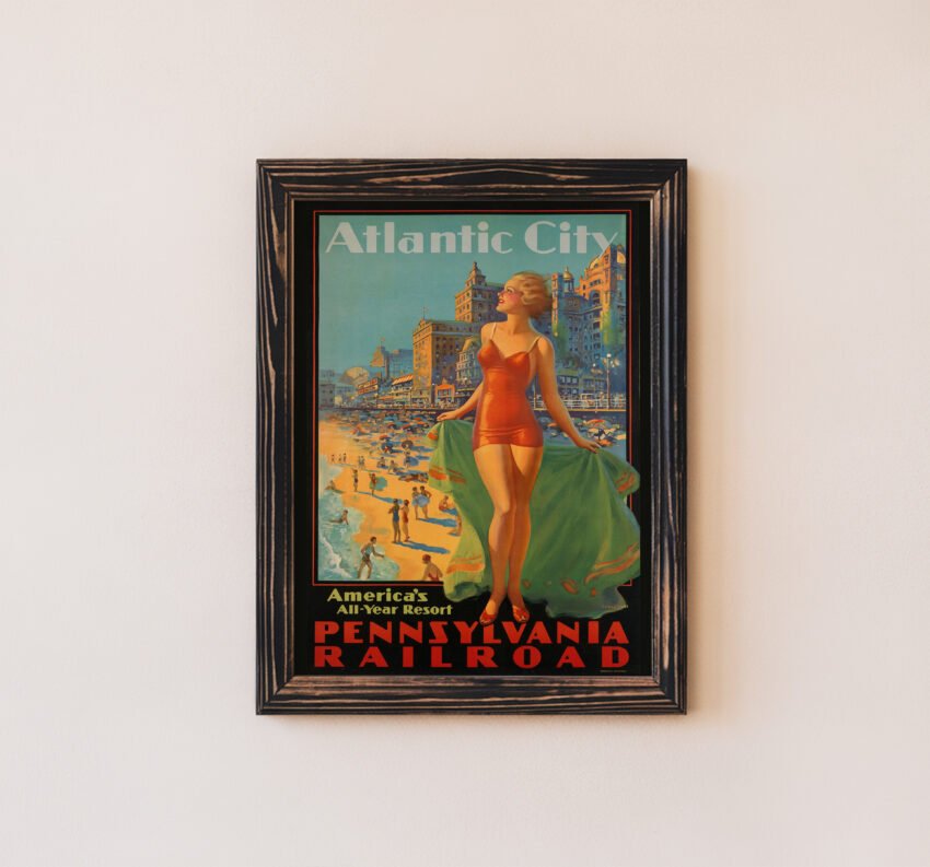 Atlantic City Travel Poster - Image 3
