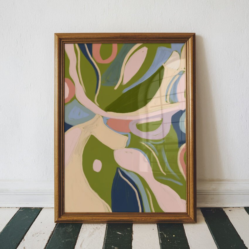Earth's Embrace Abstract Print