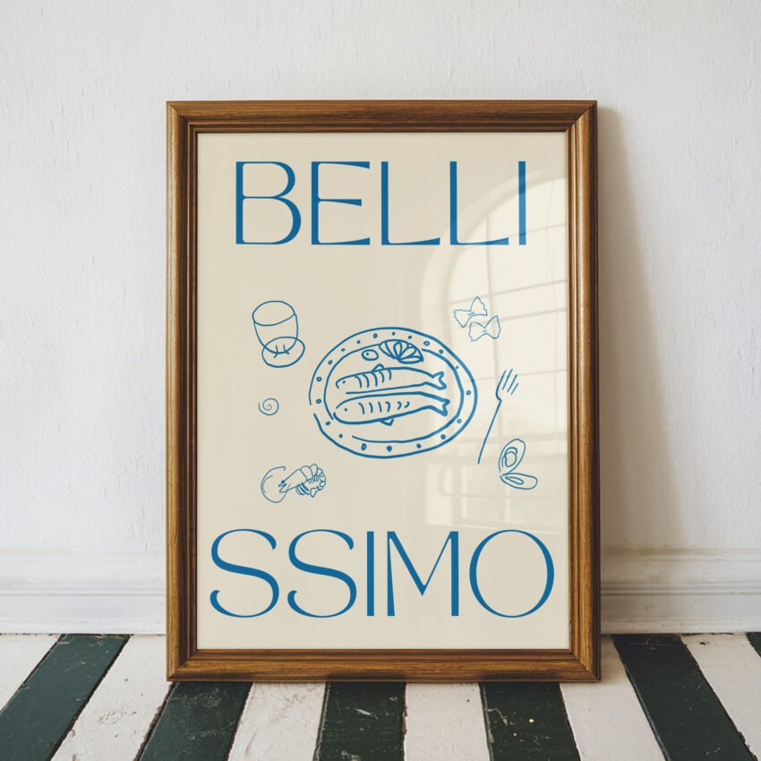 Bellissimo Italian Food Print - Image 5