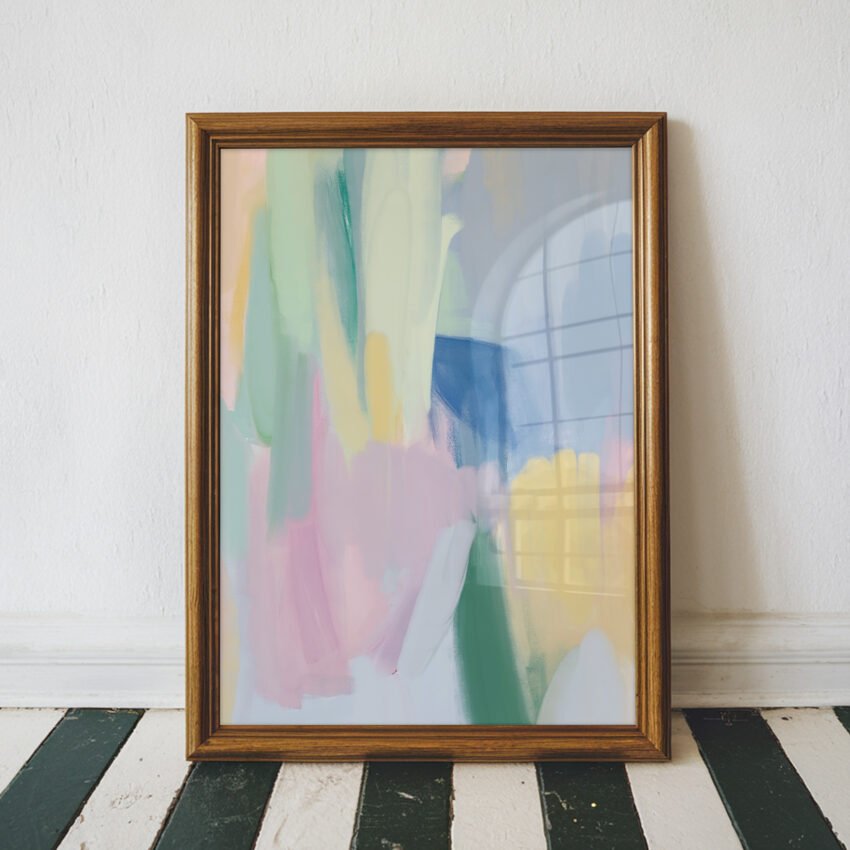Pastel Dream Abstract Print - Image 5