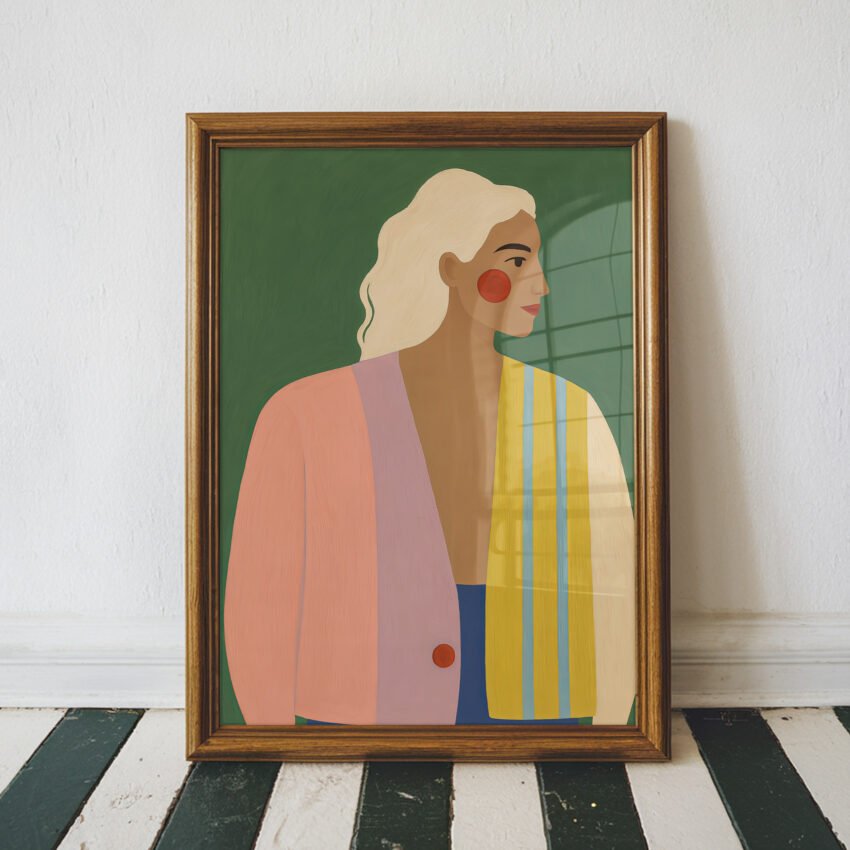 Bold Elegance Portrait Print - Image 6