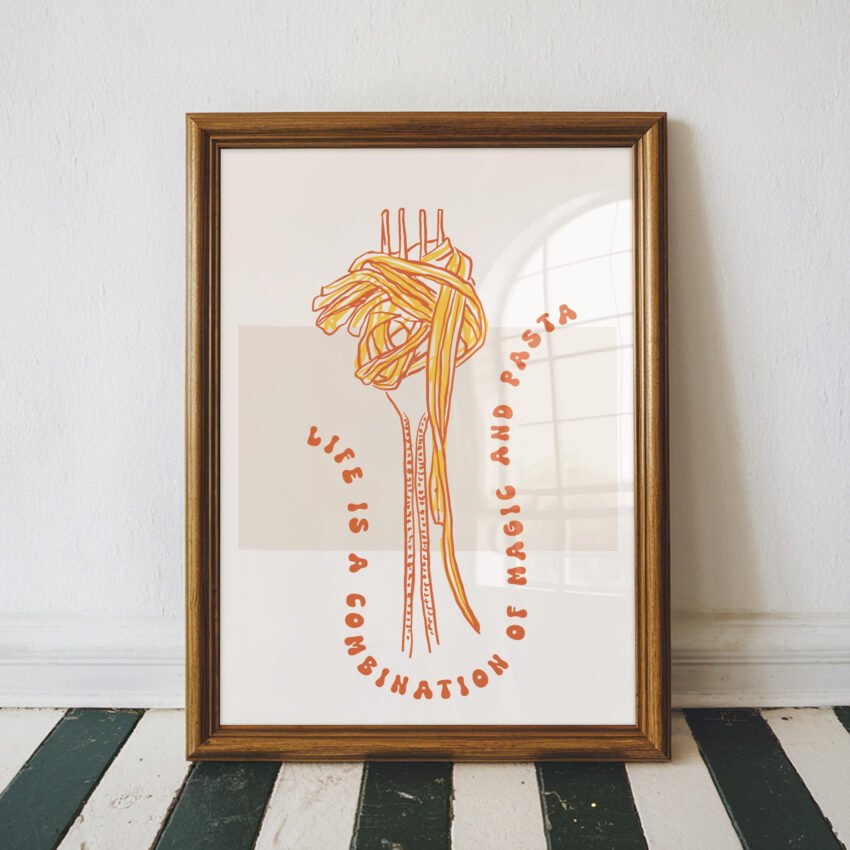 Magic and Pasta Kitchen Print - Image 6