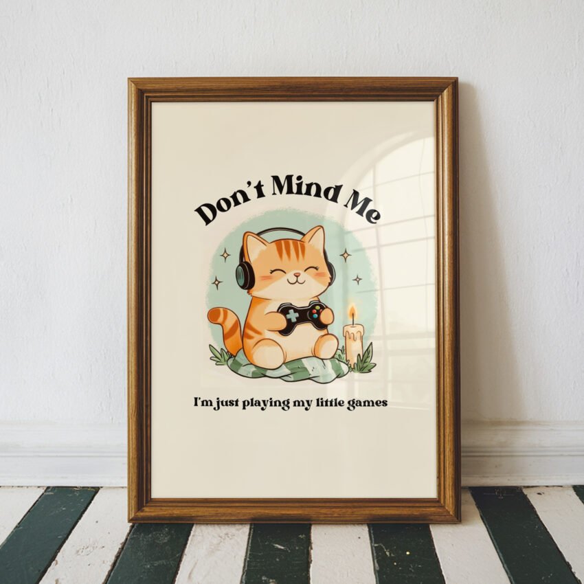Don't Mind Me Gamer Cat - Image 6