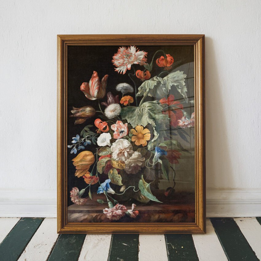 Still Life Flowers by Rachel Ruysch - Image 4