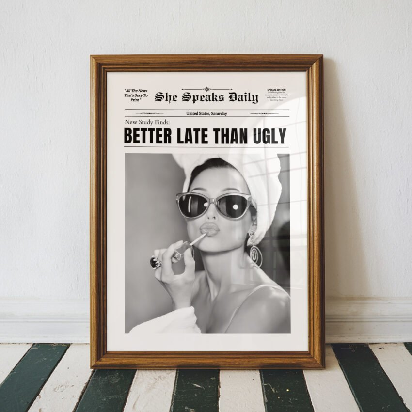 Better Late Than Ugly Audrey Hepburn - Image 5
