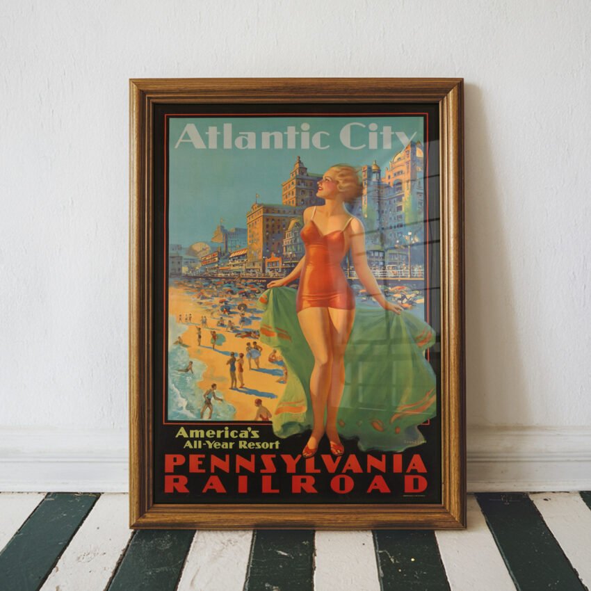 Atlantic City Travel Poster - Image 4