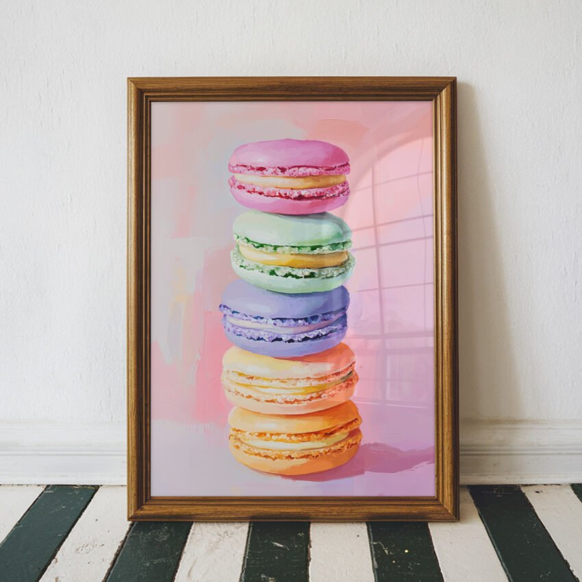 Rainbow Macarons
