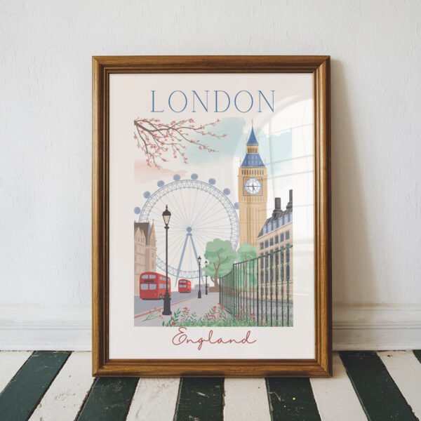 London Travel Poster