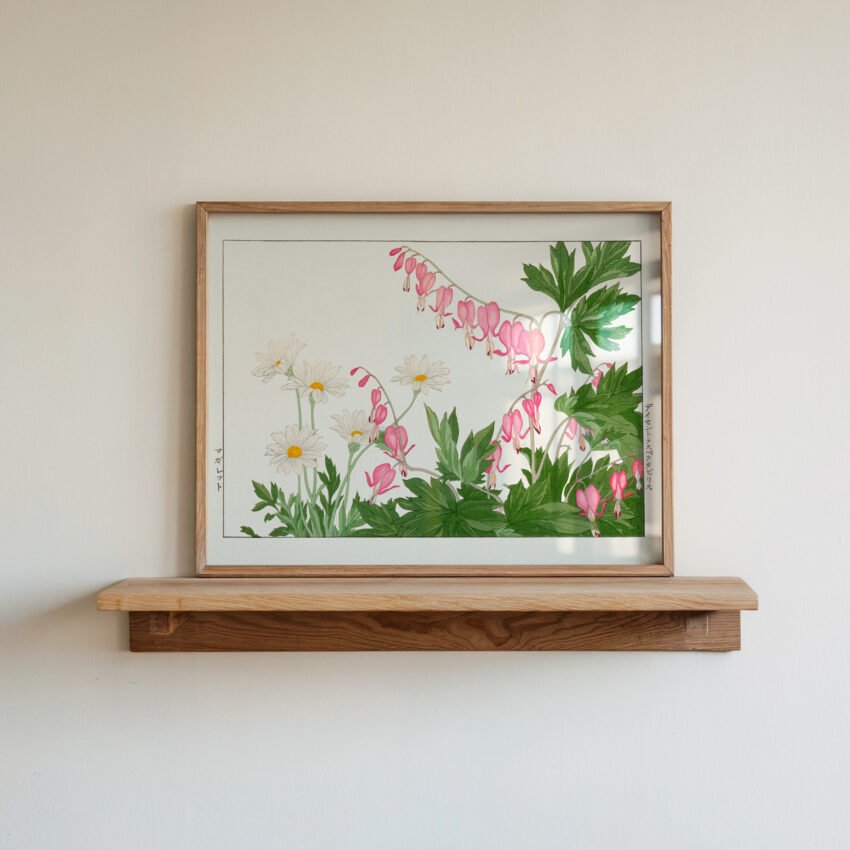 Daisies and Bleeding Heart Flowers by Tanigami Kônan - Image 3