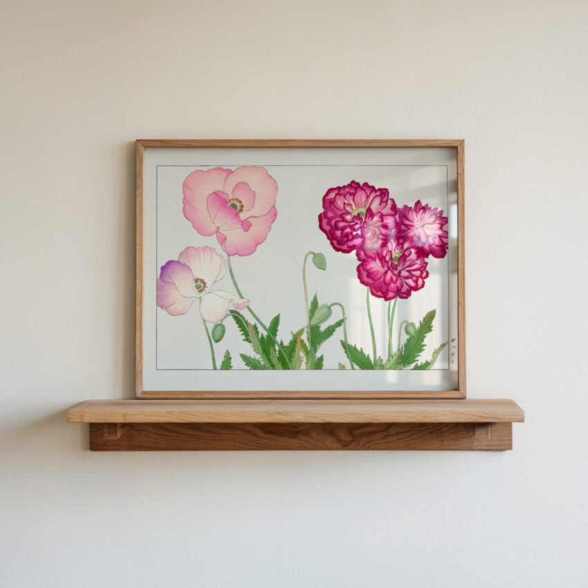 Poppy Flowers by Tanigami Kônan